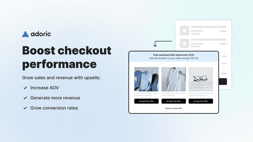 Boost checkout performance