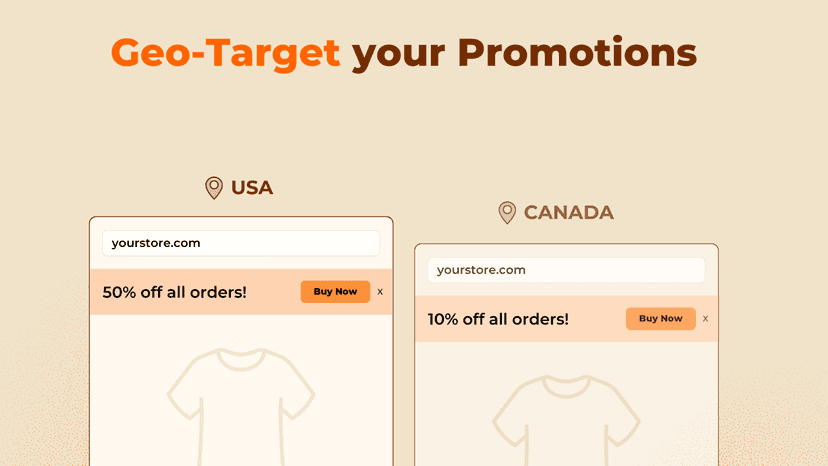 Geo-Target Announcement Bar for Shopify