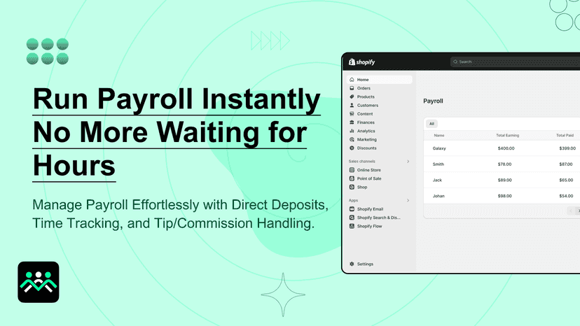 payroll program for shopify point of sale staff