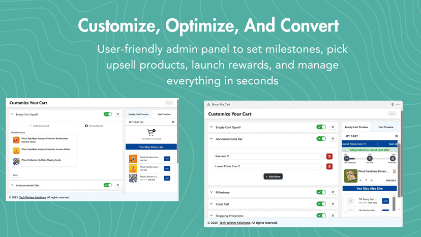 Easy to customize