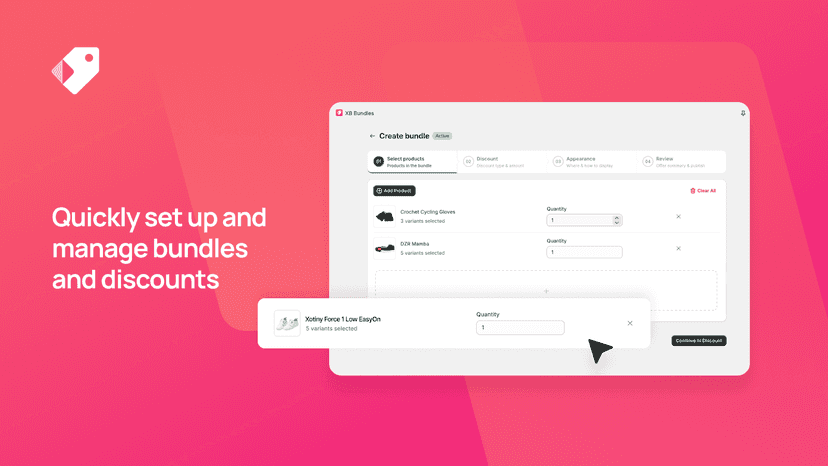 Quickly set up and manage bundles and discounts