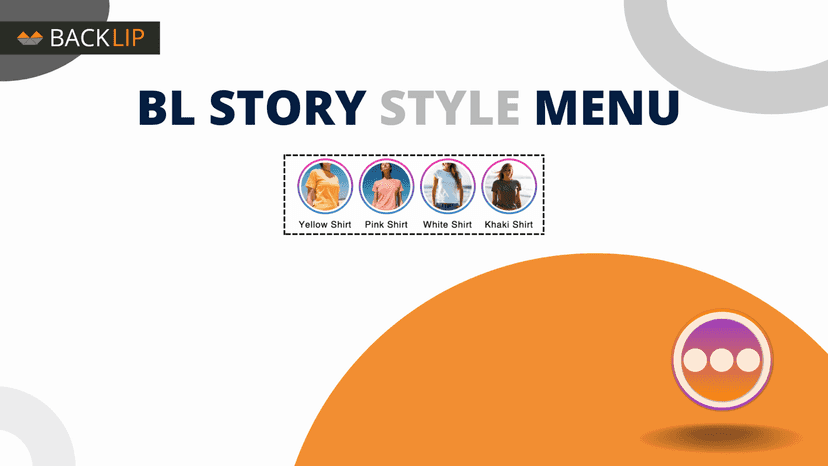 BL Story Style Menu : Highlight Your Products And Deals