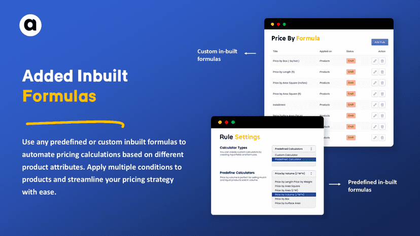 Shopify Inbuilt Price Formulas