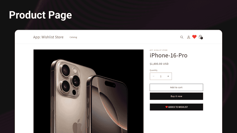 Product Page