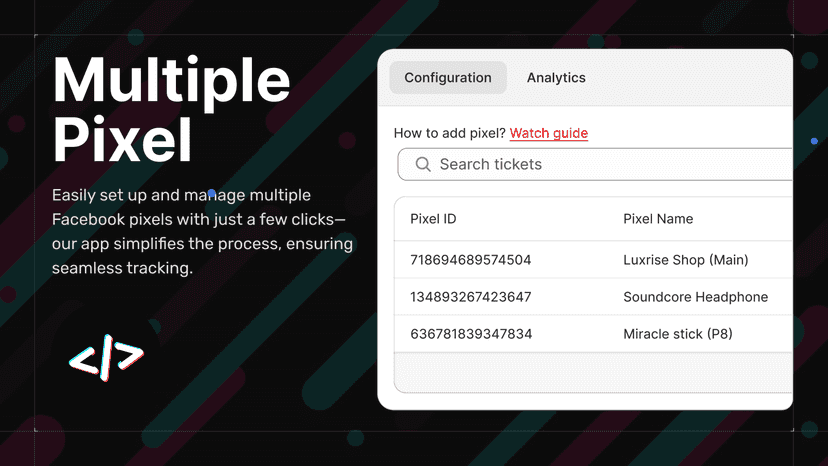 Multiple Pixel Supported