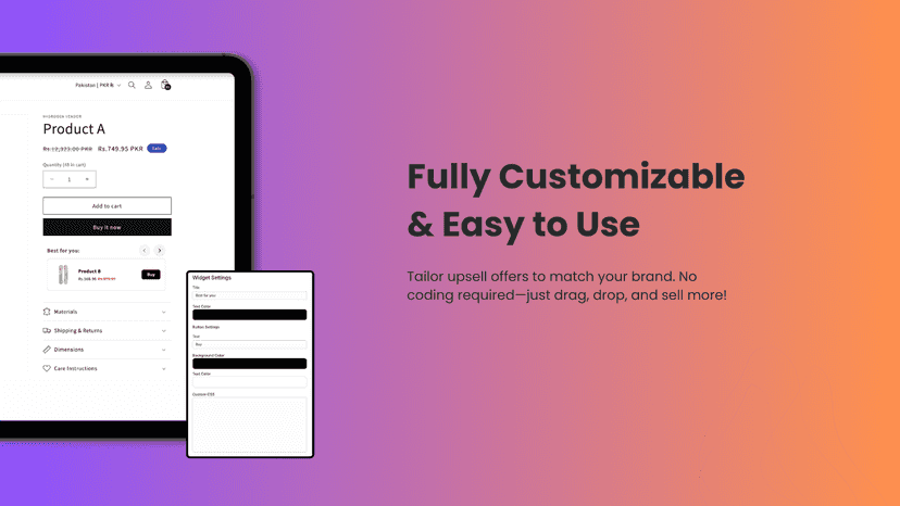 Smart product cross-sell recommendations increasing sales