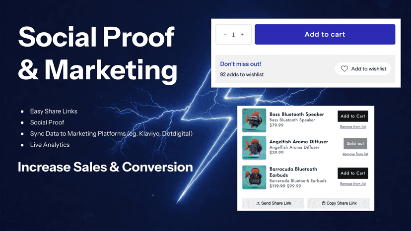 Social Proof & Marketing Features