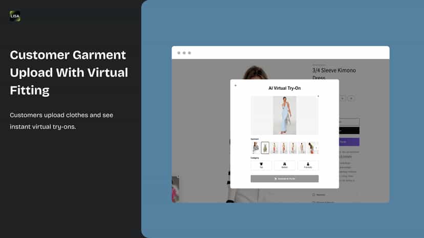 Enhanced shopping confidence with realistic clothing visualizati