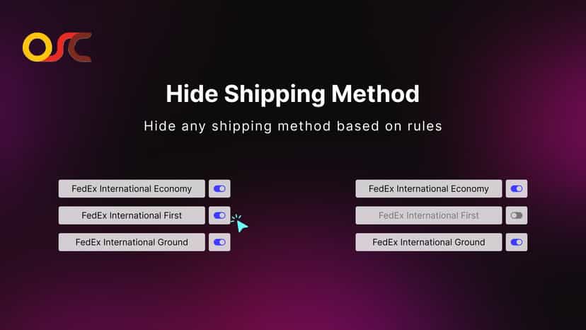 Hide Shipping Methods