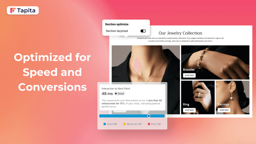 Optimized for speed and conversions