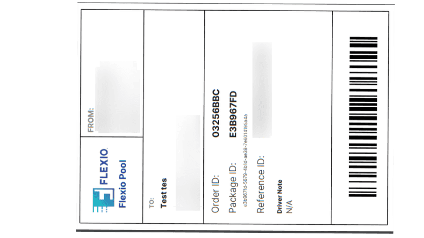 Print Package Labels from Dashboard.