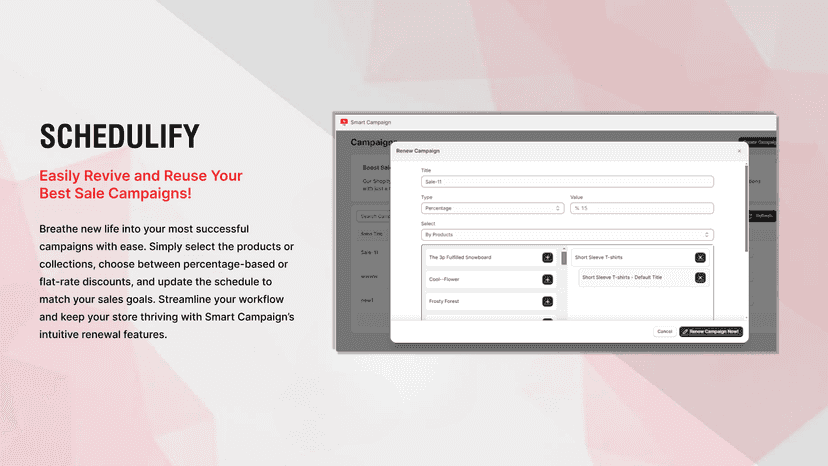 Reuse your best sales campaign