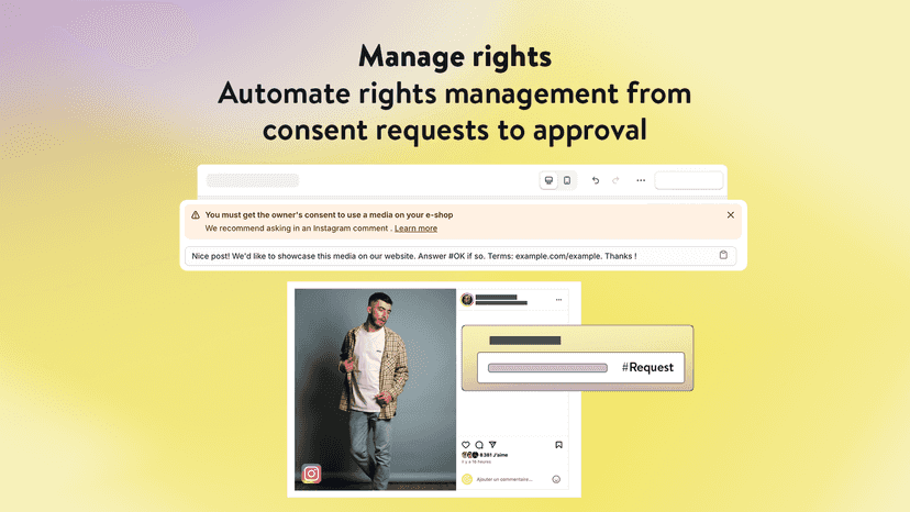 Automate rights management from consent requests to approval