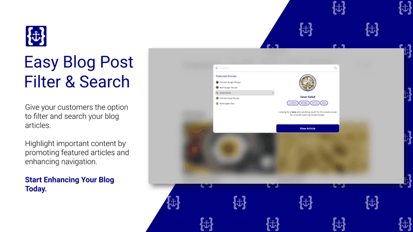 Effortless Blog Filtering & Search for Customers