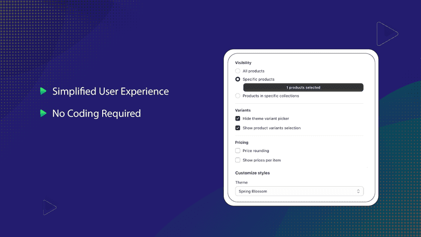 Simplified User Experience