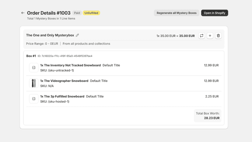 Order View