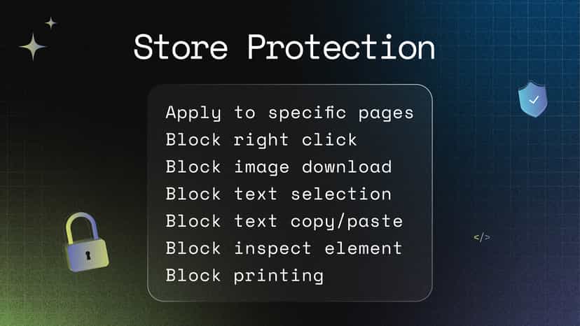 Store protections rules