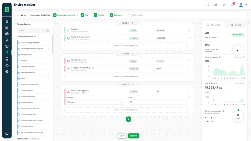 Crea campañas inteligentes en WhatsApp segmentando tus clientes
