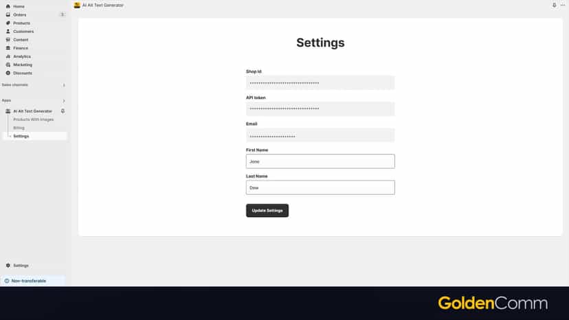 AI image Alt text generation