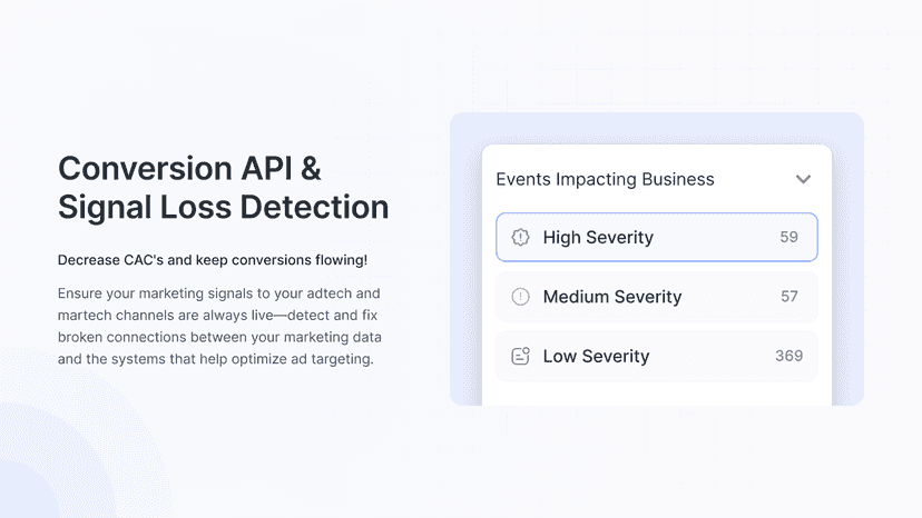 Conversion API & Singal Loss Detection