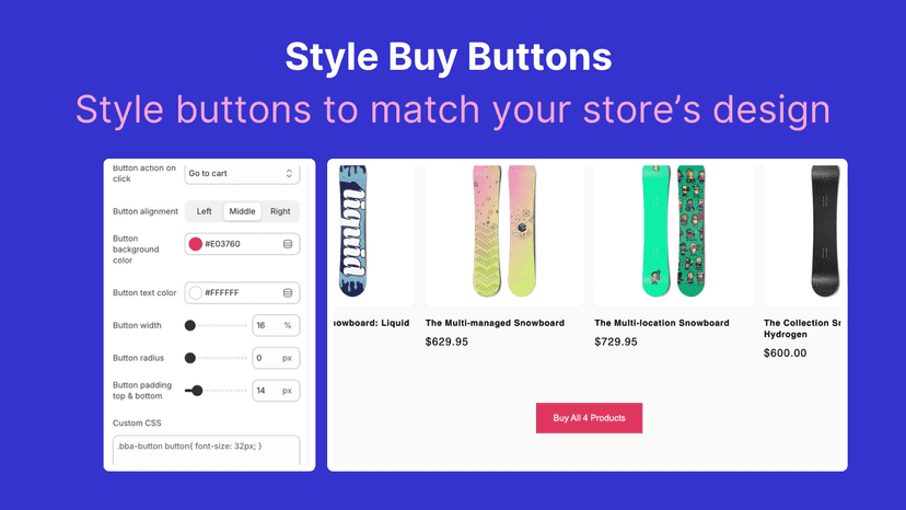 Style Buy Buttons
