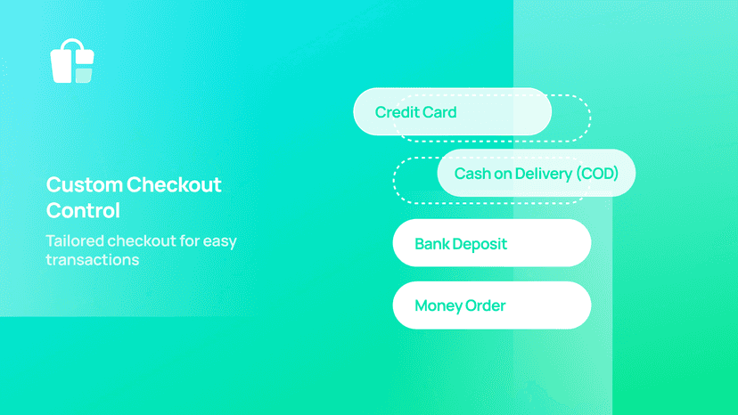 Custom checkout control