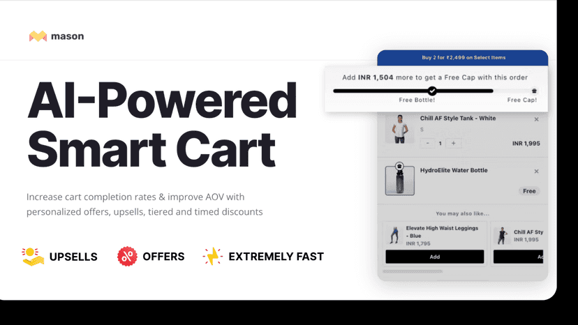 Personalized offers, upsells, tiered and timed discounts
