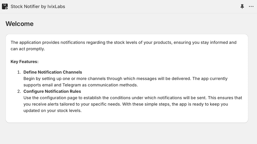 Onboarding screen