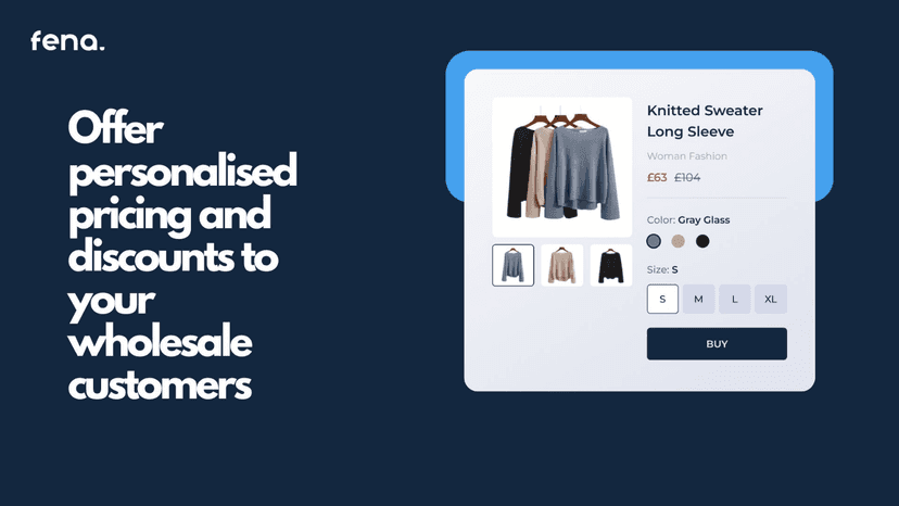 Offer personalised B2B pricing