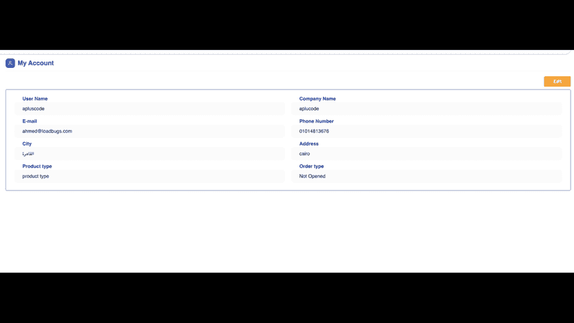 edit profile