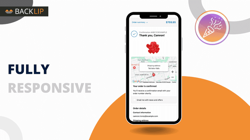 BL Confetti Checkout Effects -Fully Responsive.