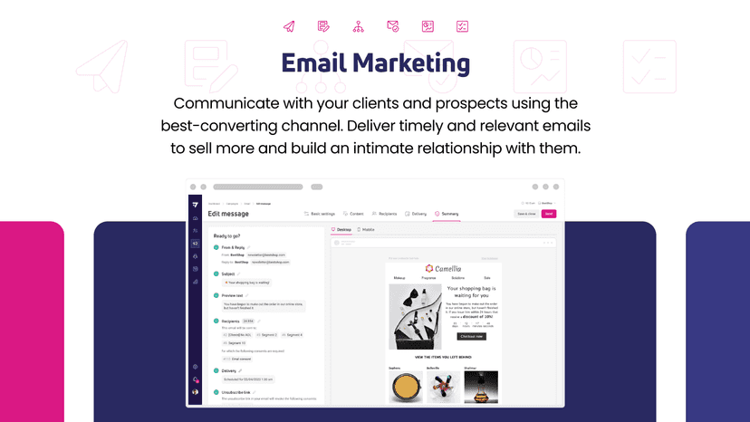 ExpertSender CDP Email Marketing Feature
