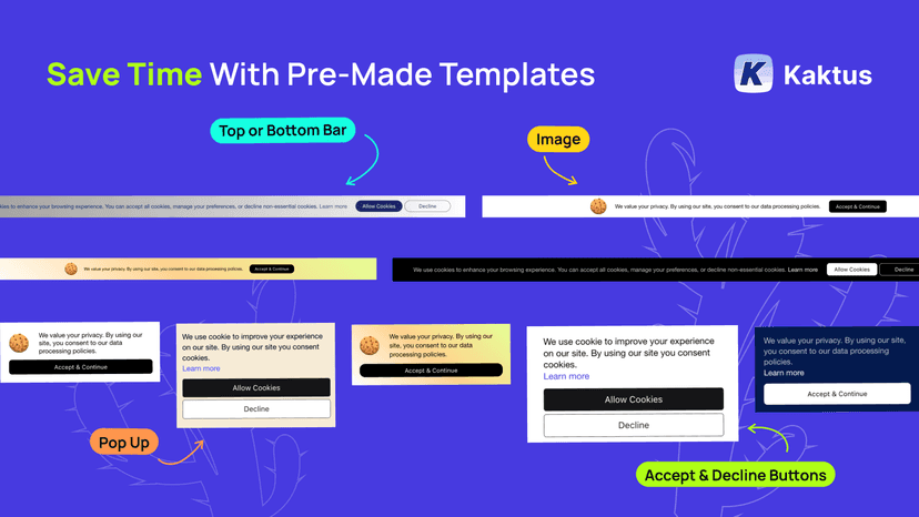 Pre-made templates