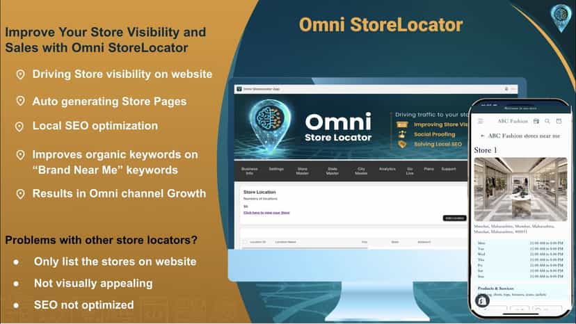 Drive store visibility and footfall with Omni Storelocator