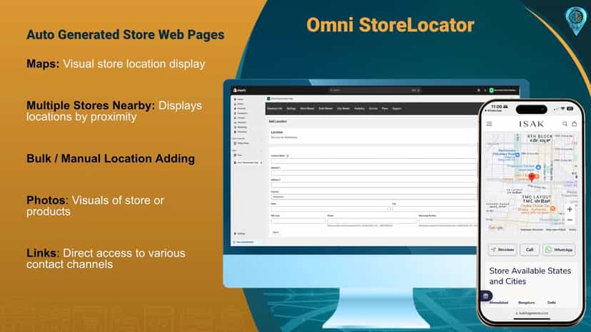 Auto Generated Store Web Pages