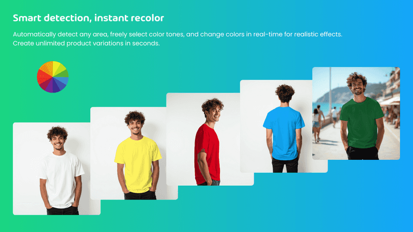 Mockuplabs - Smart detection, instant recolor