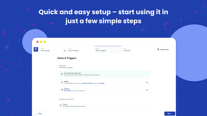 Easy to set up