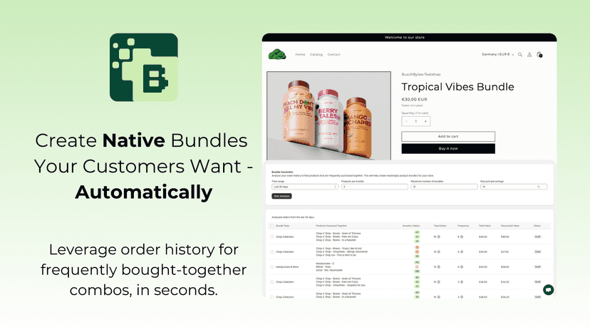 Bundlr: Automated Shopify Bundles