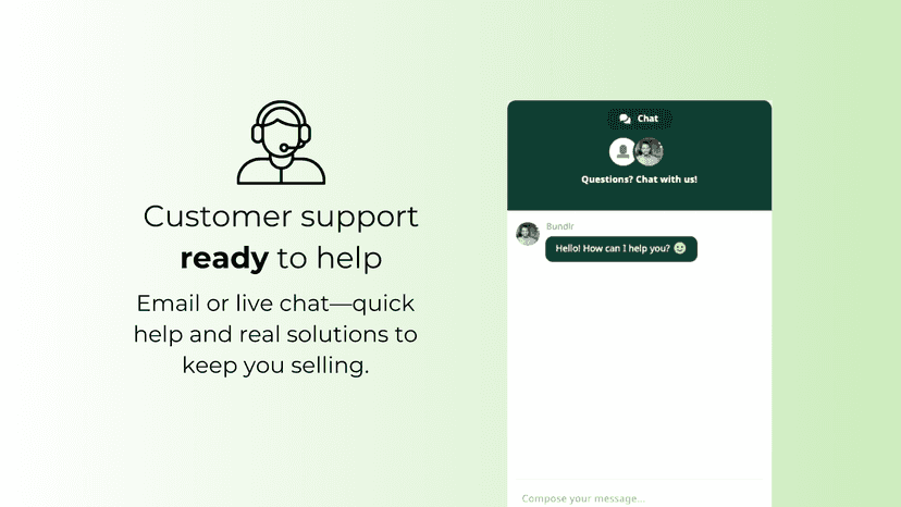 Bundlr: Quick chat support for Shopify