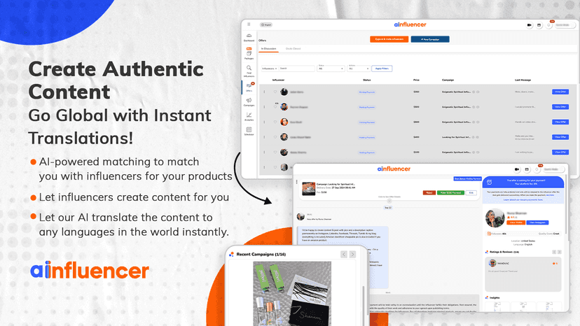 Create Authentic Content - Go Global with Instant Translations!