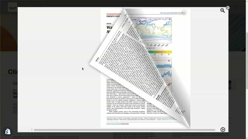 Open PDF links as a flipbook
