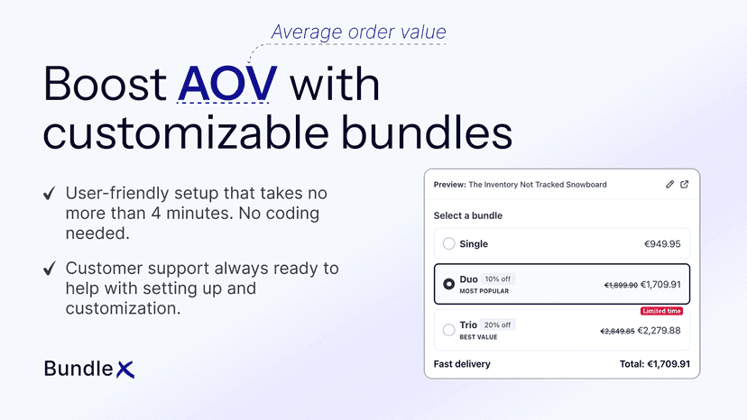 Increase sales and boost conversions