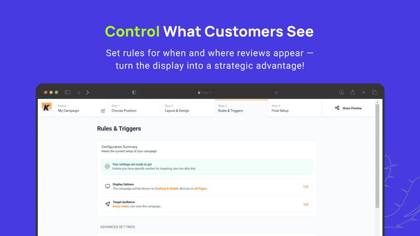 Triggers and Rules