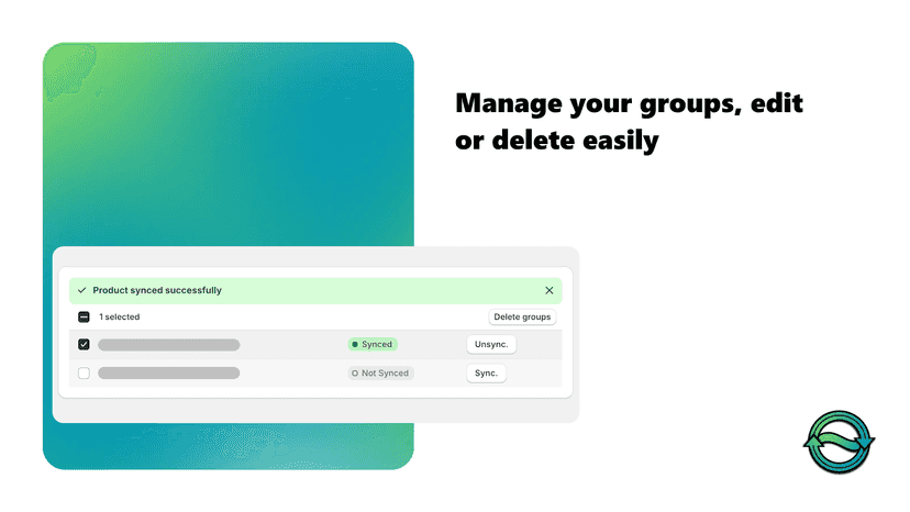 Syntribute manage groups