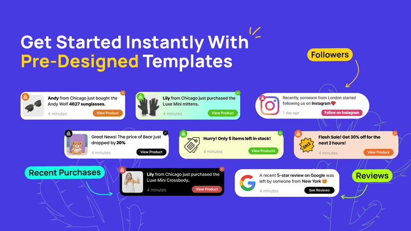 Pre-made templates