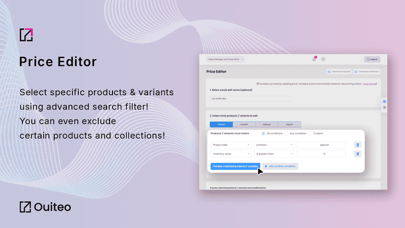 Price Editor