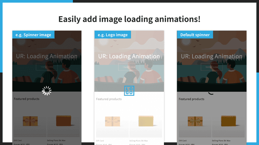 Easily add image loading animations!