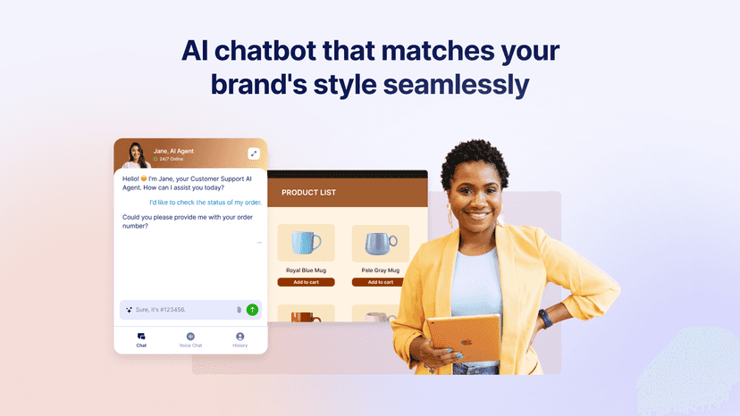 AI chatbot matches your brand style