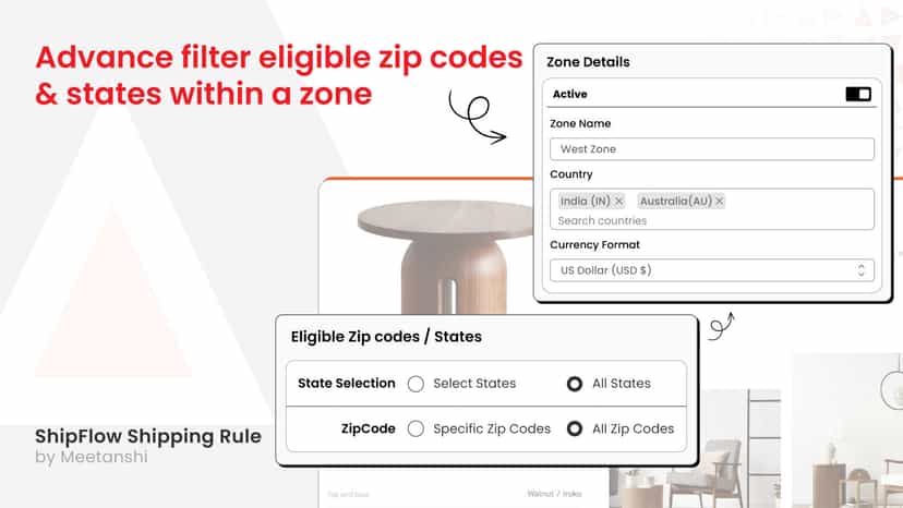 ShipFlow: Shipping Rules Eligible Zip Codes and State Validation