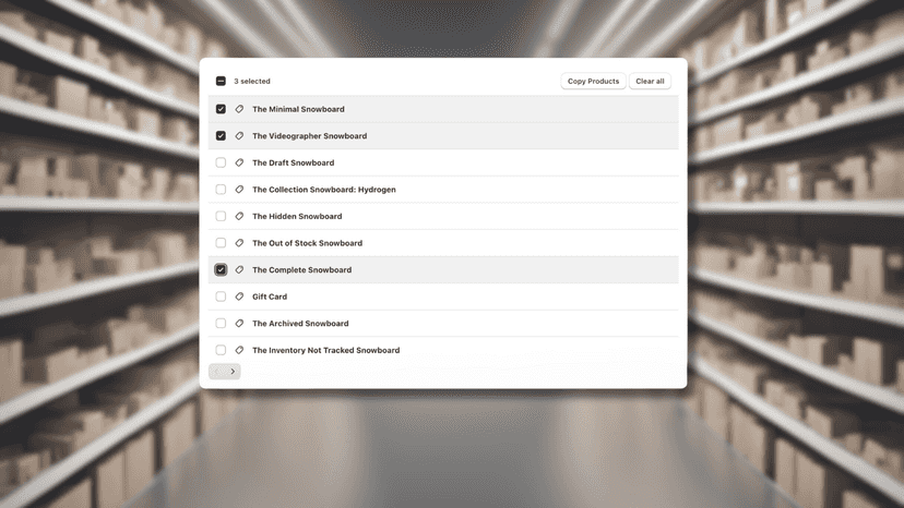 copy and import files, images, videos, URL redirects into store